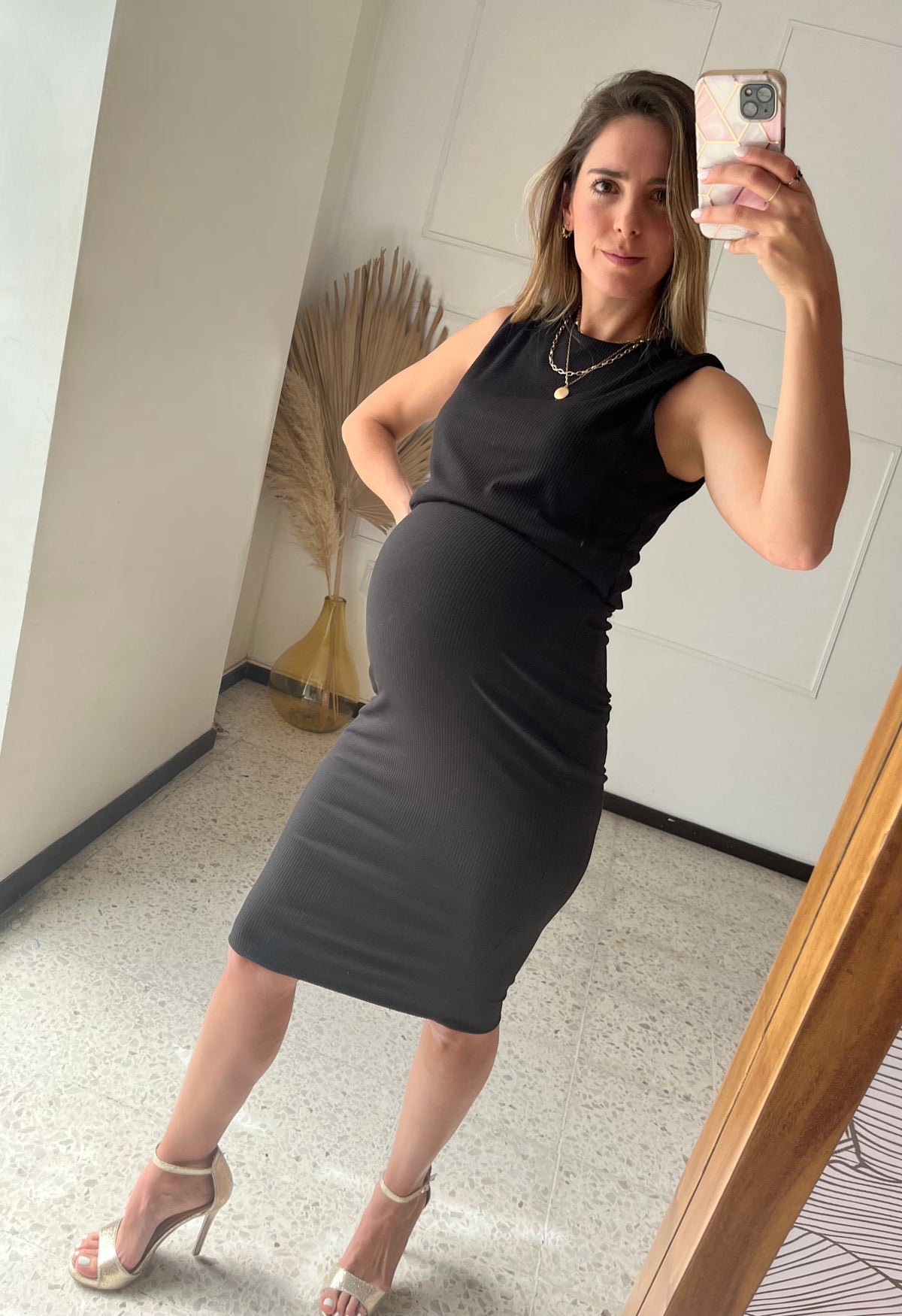 Maternity set, Vanessa black sleeveless