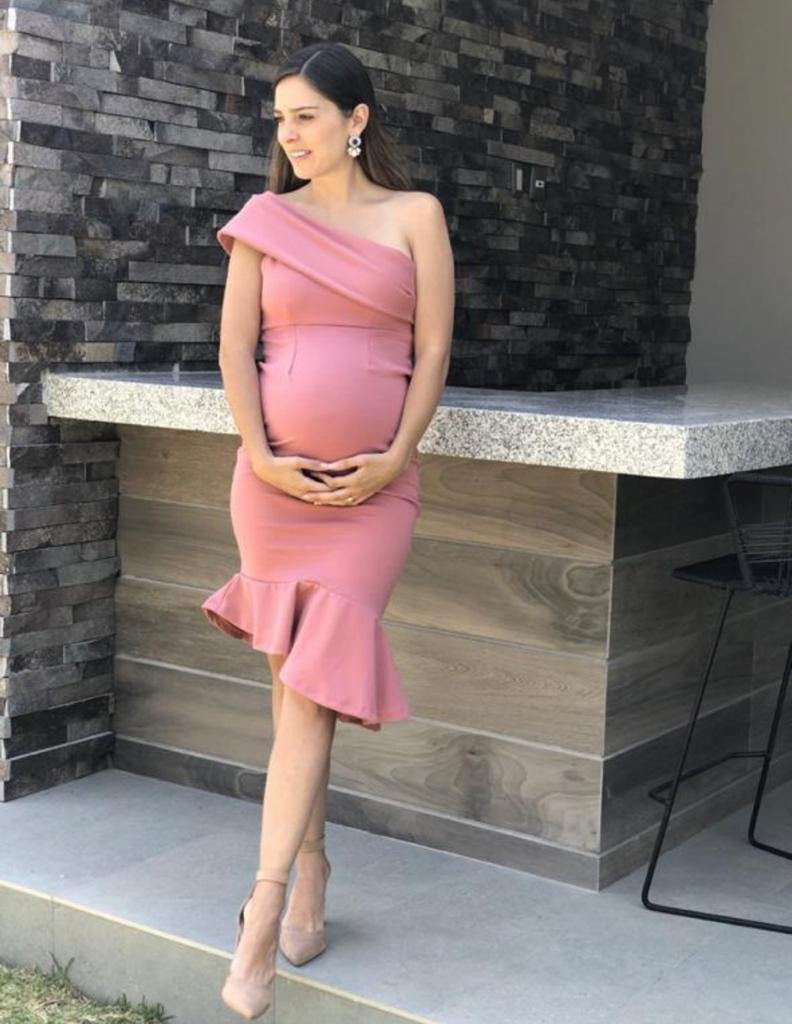 Maternity dress Maria Jose pink L