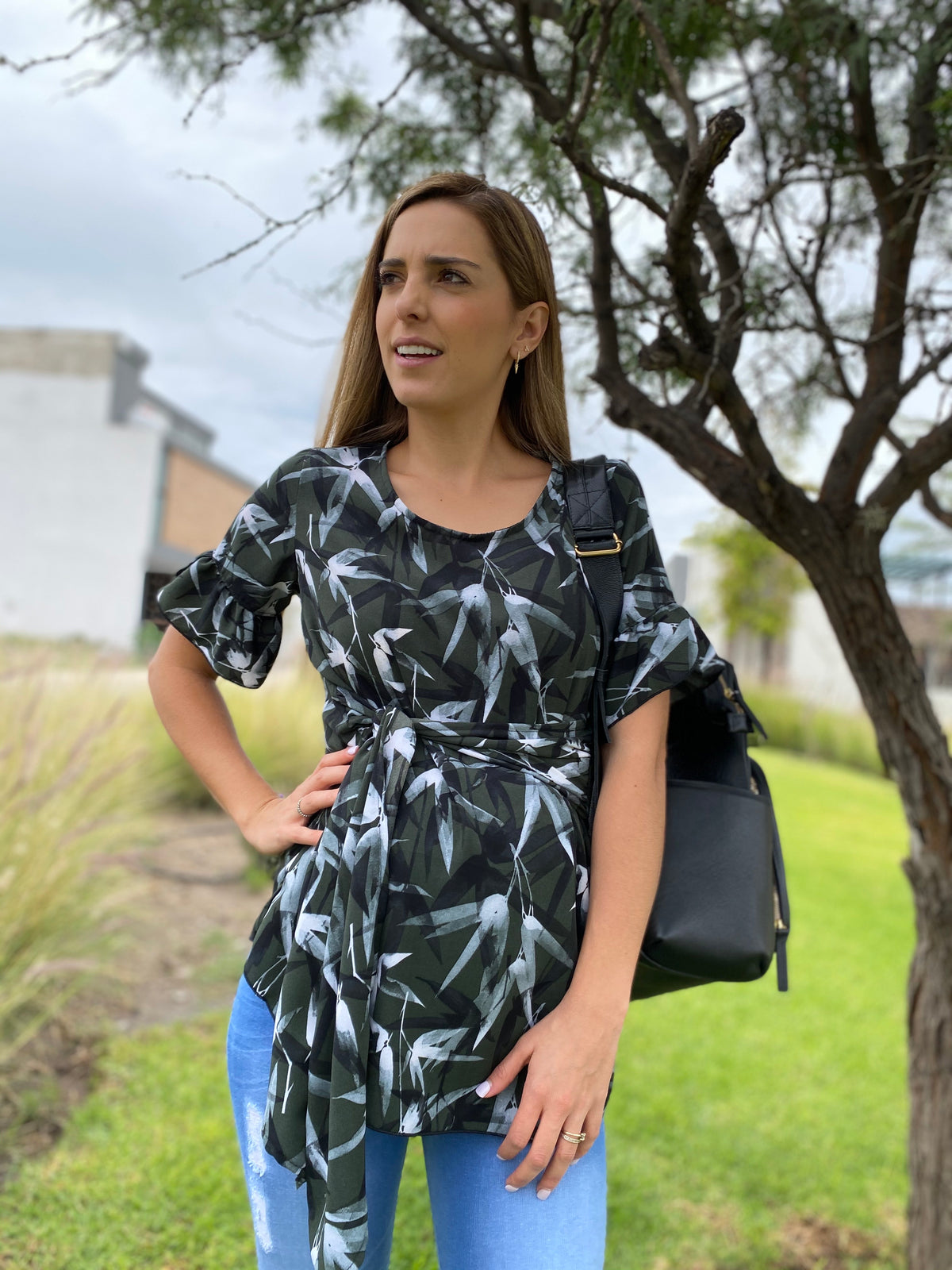 Blusa de maternidad, Luciana tela moderna G