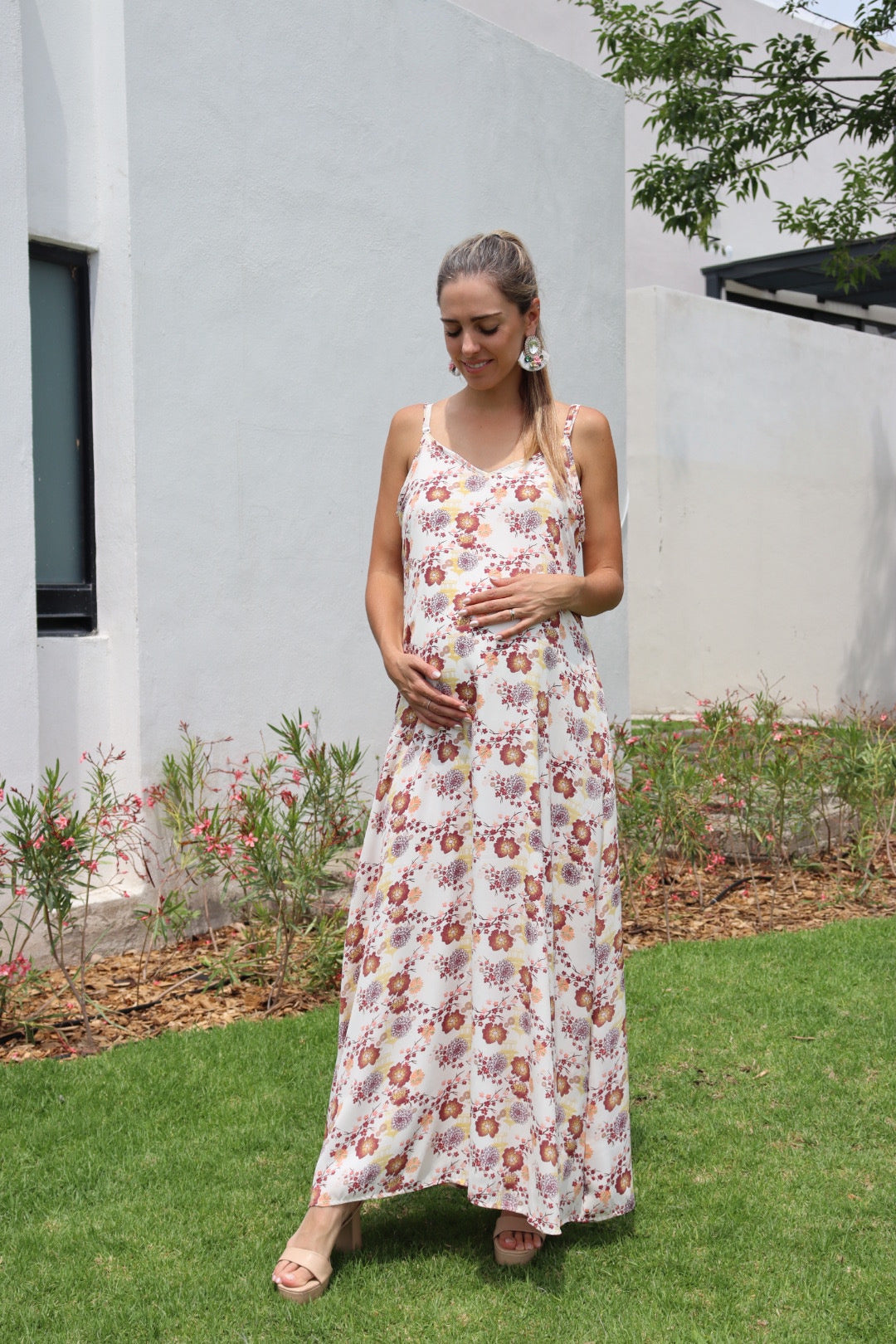 Vestido de maternidad, tirantes danusha china
