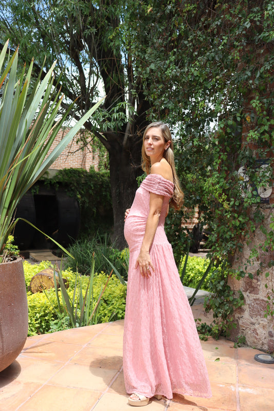 Vestido de maternidad, Adeline Rosa encaje