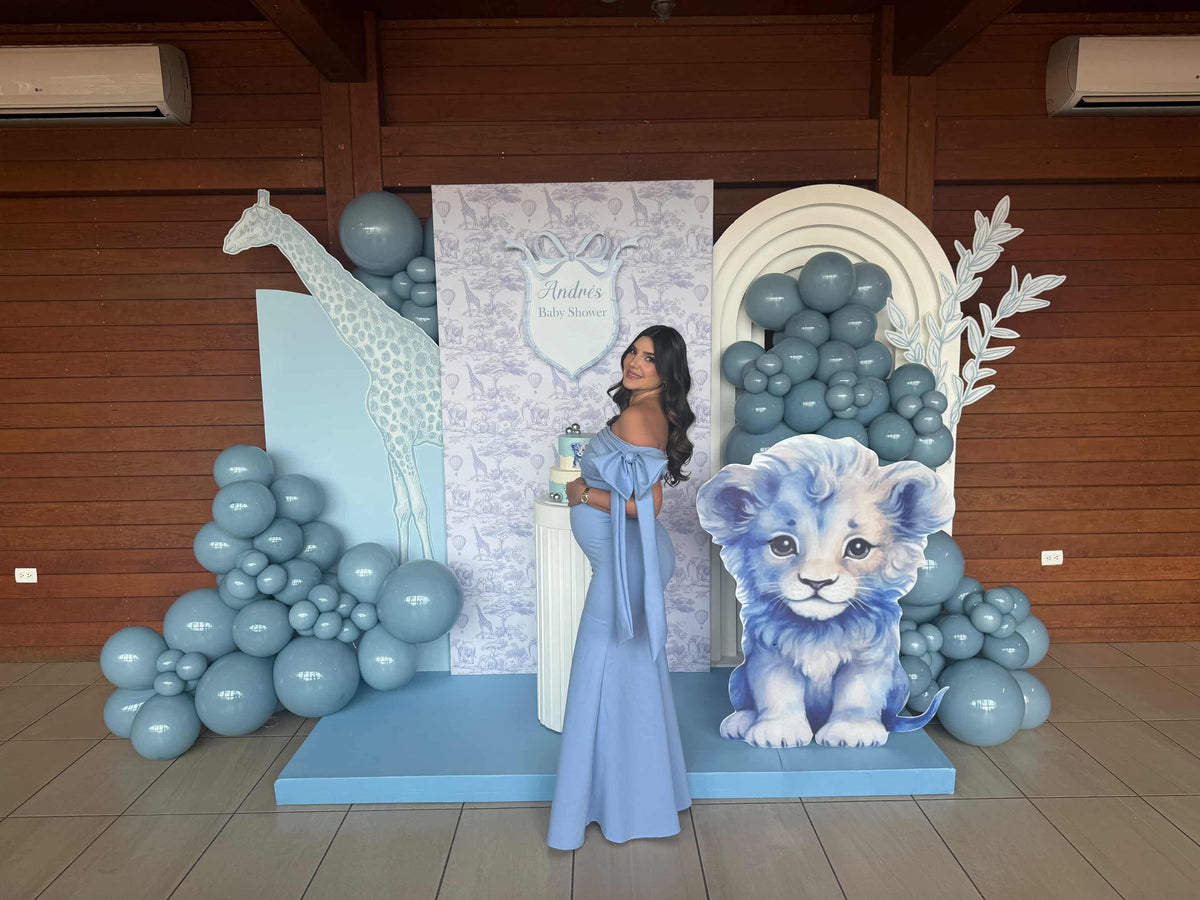Vestido de maternidad Roberta, azul cielo Ponti Roma CH