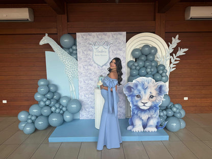 Vestido de maternidad Roberta, azul cielo Ponti Roma CH