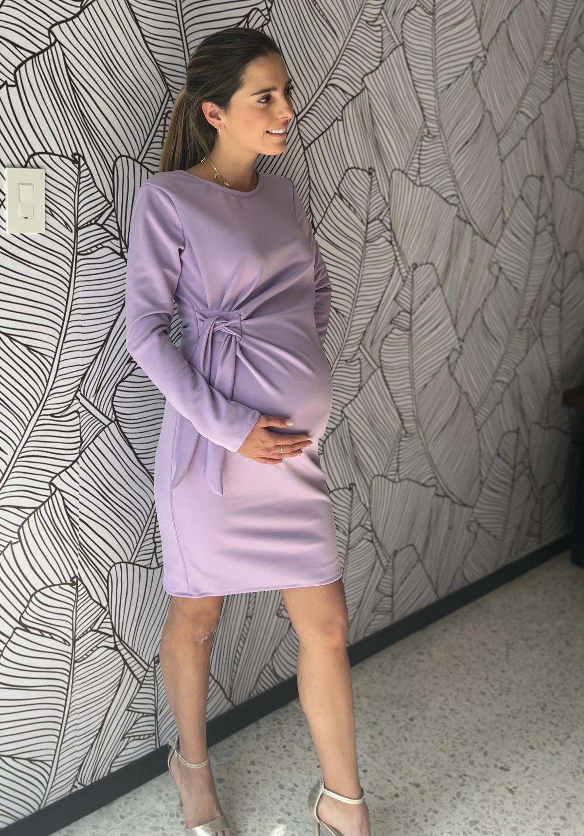 Vestido de maternidad, Camila lila neopreno