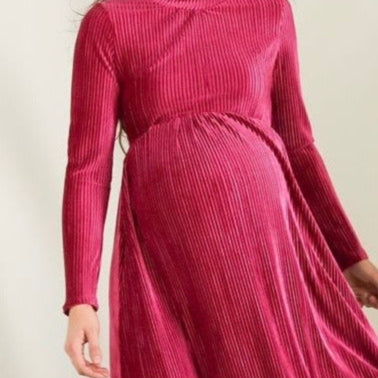 Tela rosa fuerte terciopelo
