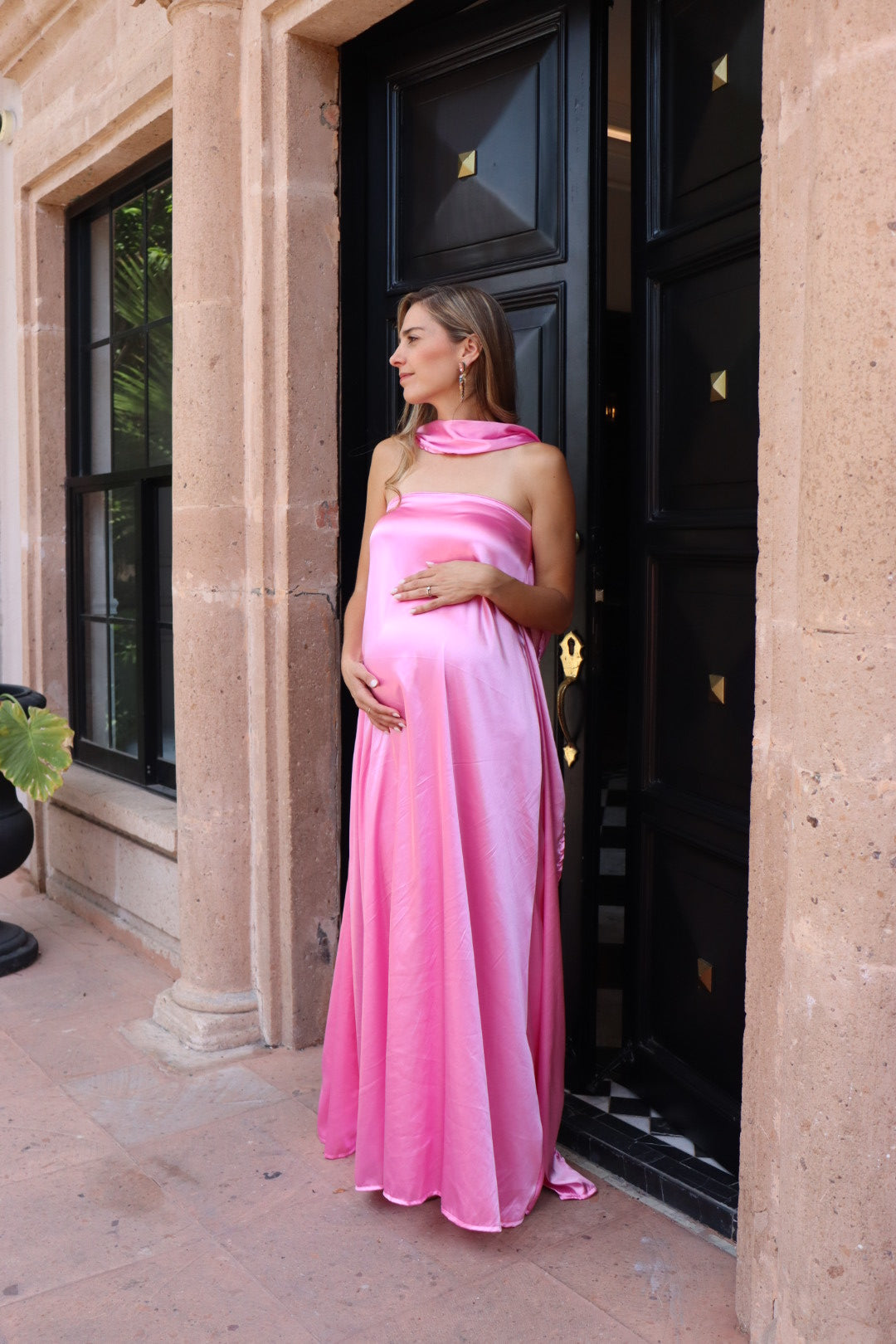 Vestido de Maternidad, Adela rosa kirbi brilloso