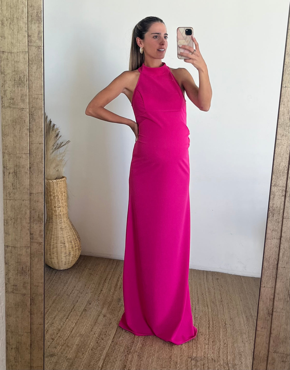 Vestido Eugenia, rosa Barbie