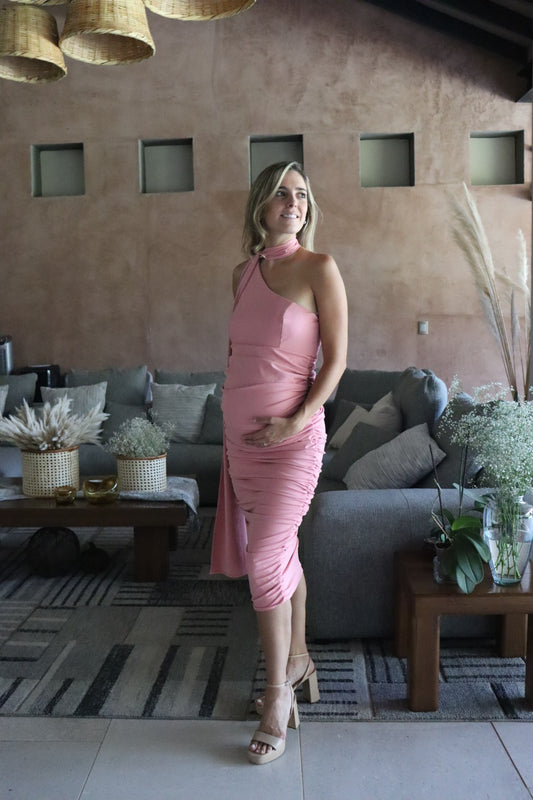 Vestido de maternidad, Liza Rosa terracota CH