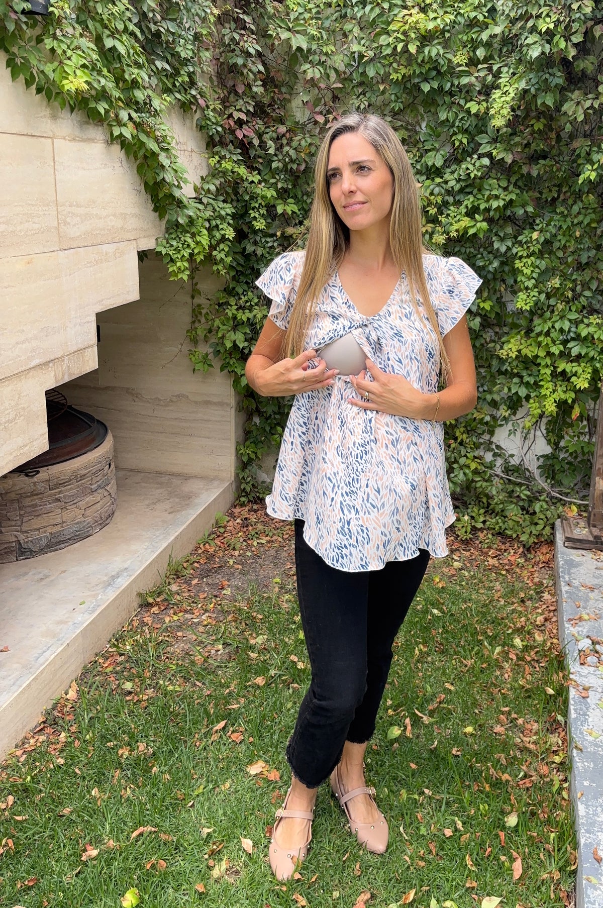 Blusa de lactancia/maternidad, Bertha amina CH