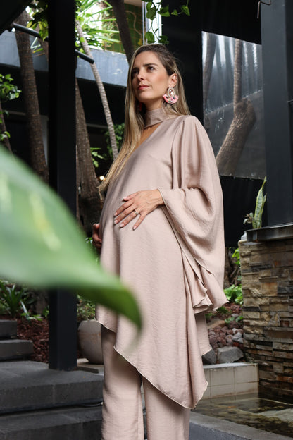Jumpsuit de maternidad, Valeria beige tulum