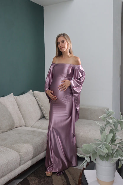 Vestido de maternidad Melissa, lavanda