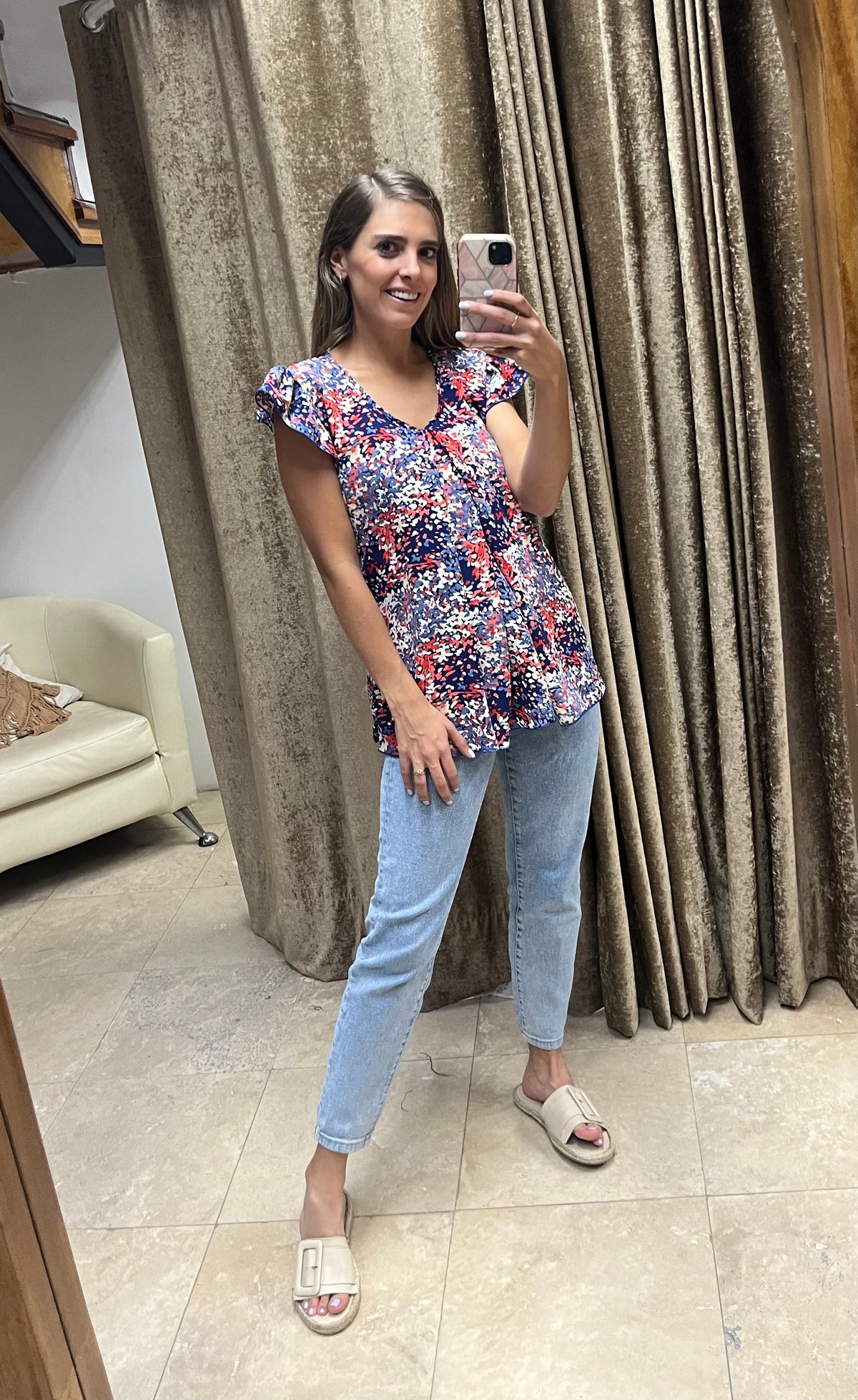 Blusa de lactancia/maternidad, Bertha brissa red