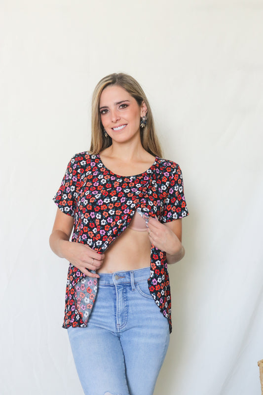 Blusa de lactancia Diana, hawai  M