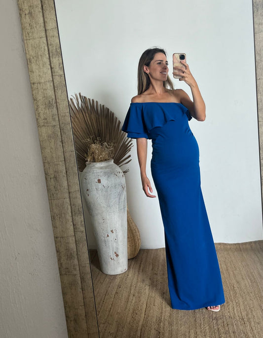 Vestido de maternidad, Astrid azul vivo vértigo