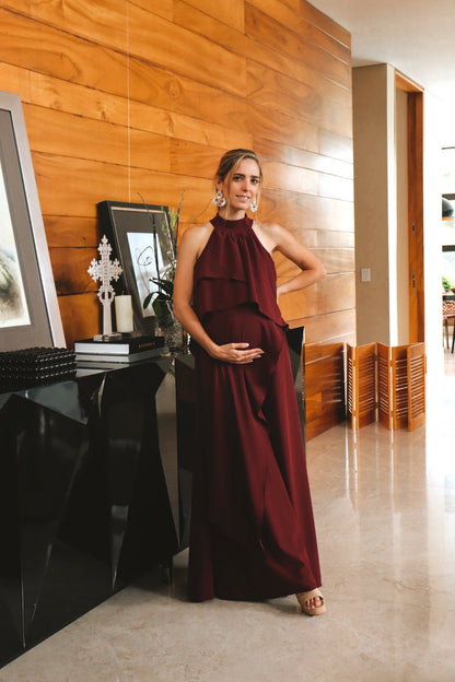 Vestido Ariel de maternidad y lactancia vino