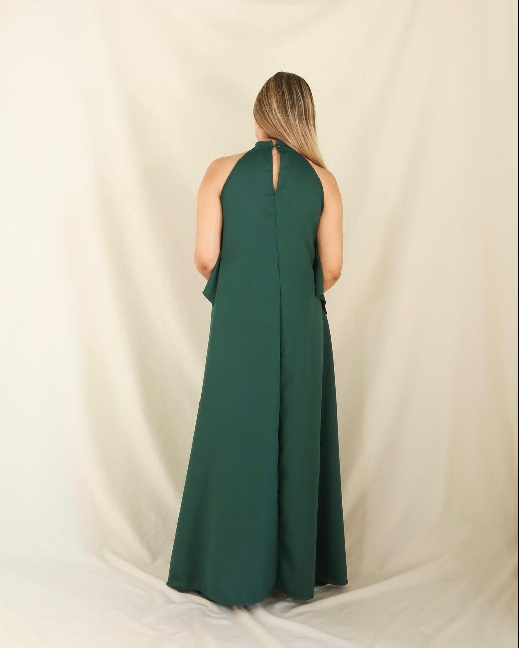 Vestido Ariel de maternidad y lactancia verde medellín (CH) (G)