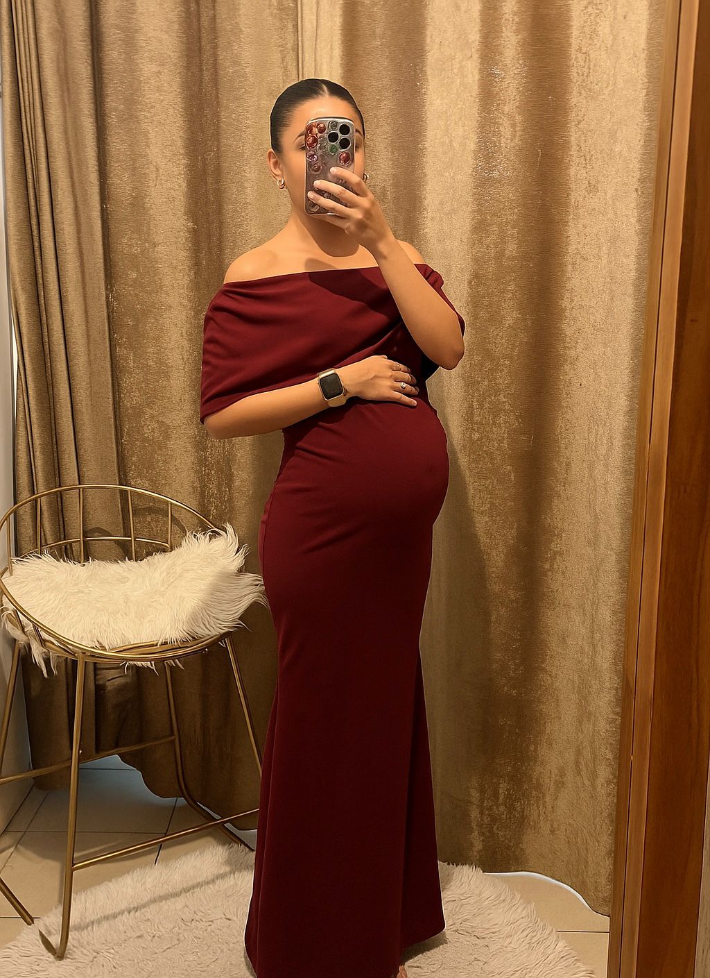 Vestido de maternidad Lluvia, vino