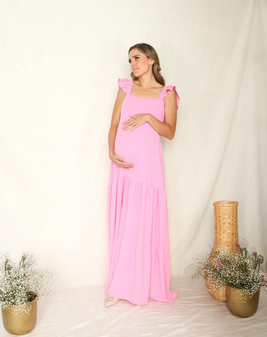 Vestido de Maternidad, Dalia rosa gum