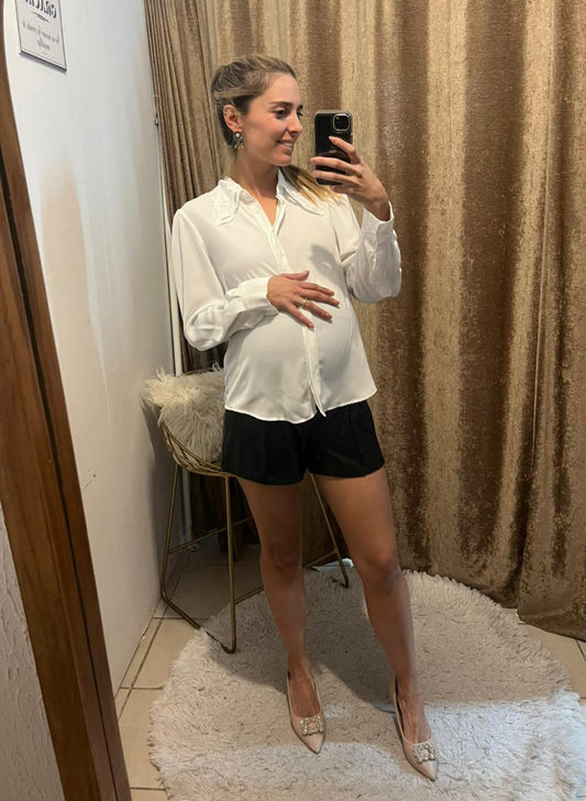 Short maternidad Vinipiel, negro