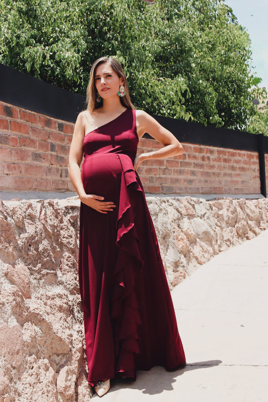 Vestido de maternidad Nancy vino