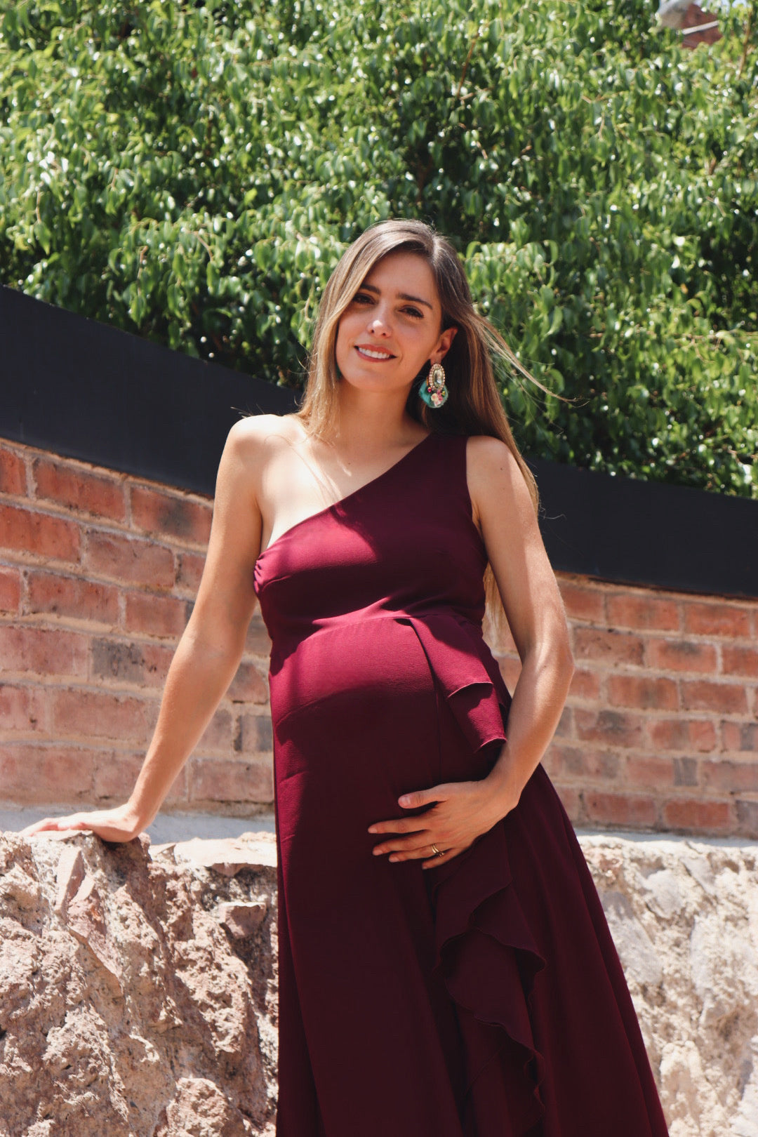 Vestido de maternidad Nancy vino