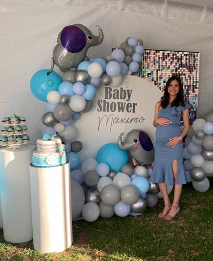 Maternity dress, Aurelia powder blue