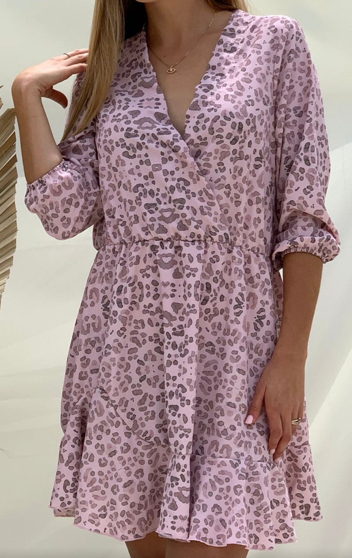 pink leopard fabric